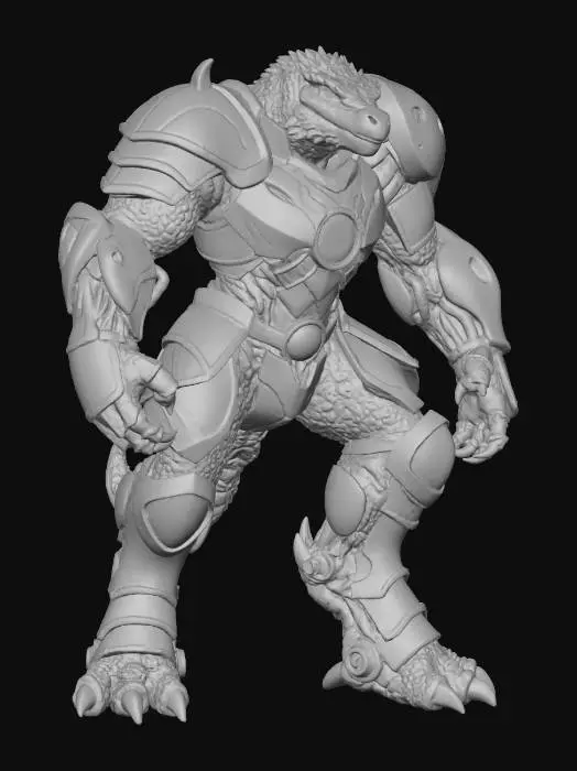 3D model for Lizard Lord Maximus