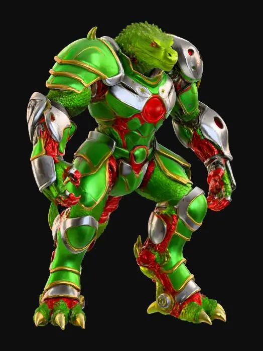 3D model for Lizard Lord Maximus