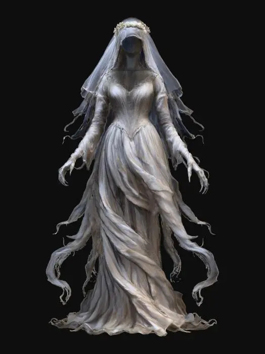 3D model for Spectral Bride, #Halloween2025#