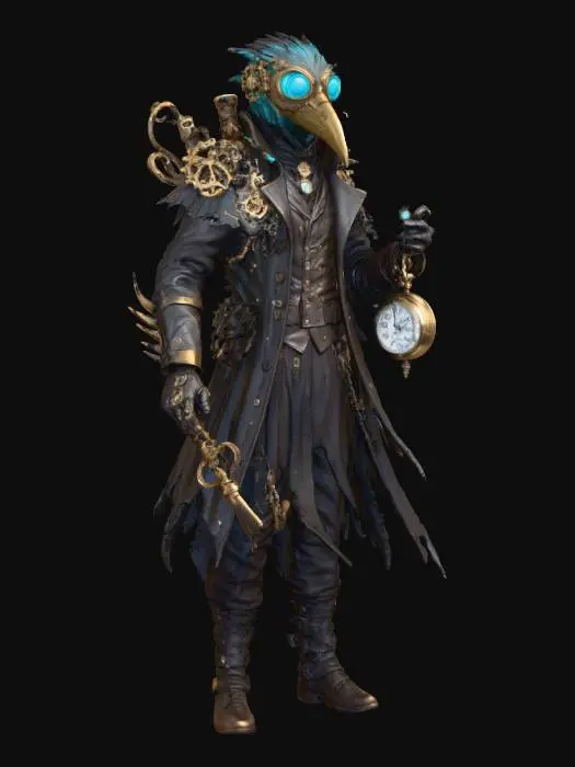 3D model for Timekeeper's Guardian, #Halloween2025#