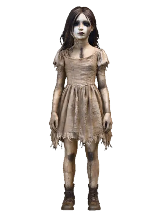 Hellbound Doll, #Halloween2025# 的 AI 生成 3D 模型