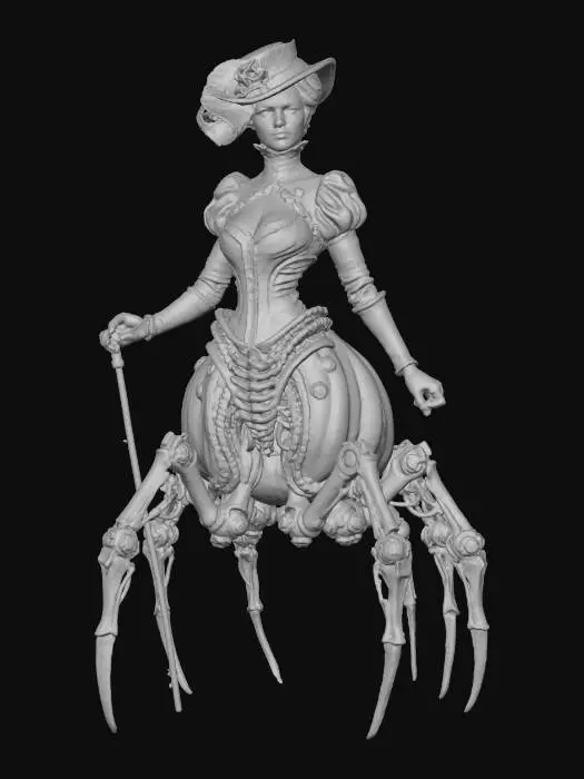 3D model for Arachnid Elegance, #Halloween2025#