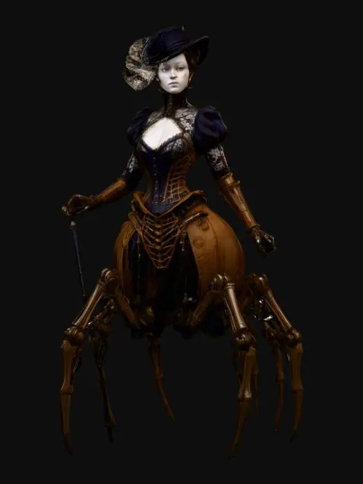 3D model for Arachnid Elegance, #Halloween2025#