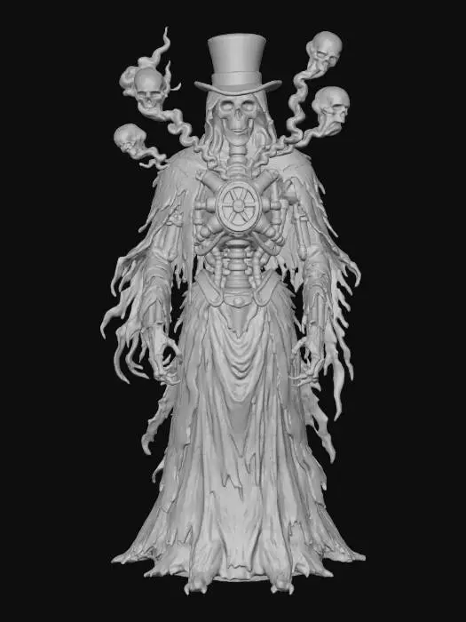 3D model for Necrotic Steam Conductor, #Halloween2025#