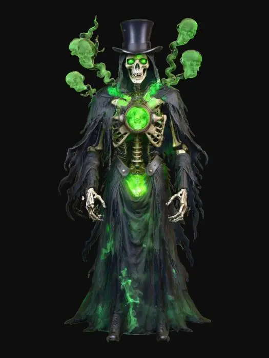 3D model for Necrotic Steam Conductor, #Halloween2025#