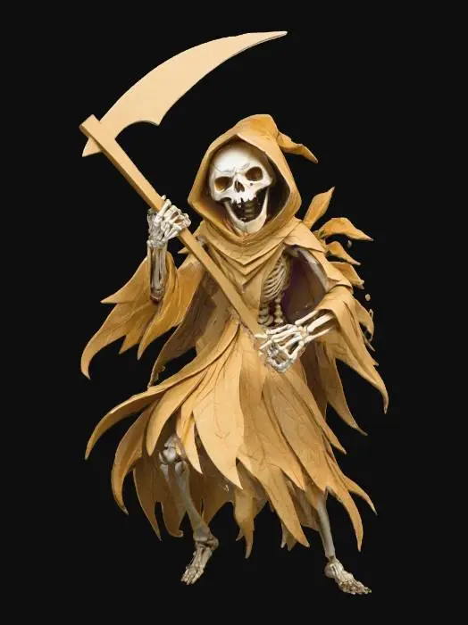 3D model for Grim Reaper Papercraft, #Halloween2025#