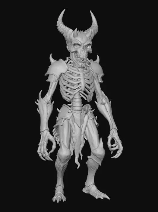 3D model for Infernal Guardian Demon, #Halloween2025#