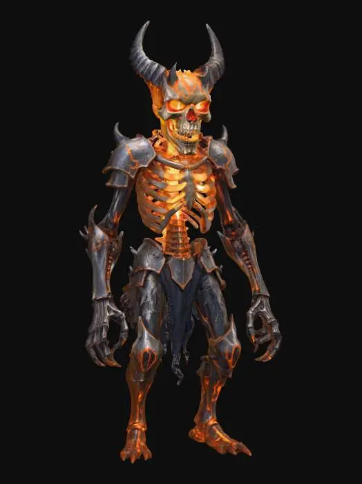 3D model for Infernal Guardian Demon, #Halloween2025#