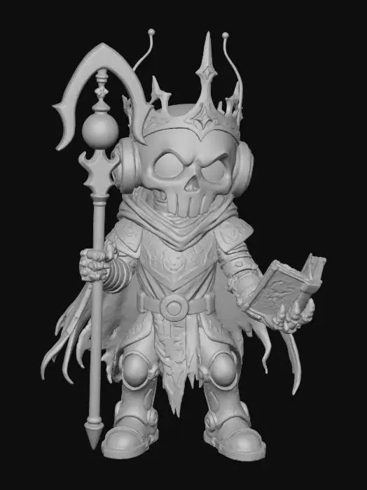 3D model for Lich Mini-Bot, #Halloween2025#