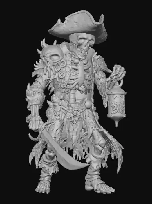 3D model for Barnacle Wraith Captain