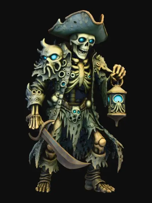 3D model for Barnacle Wraith Captain