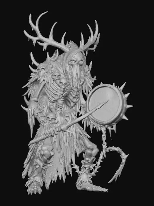 3D model for Icebound Shaman Husk