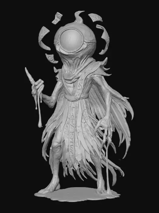 3D model for Eldritch Beholder-Scribe