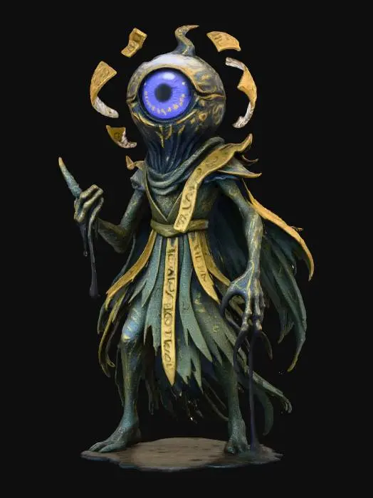 3D model for Eldritch Beholder-Scribe