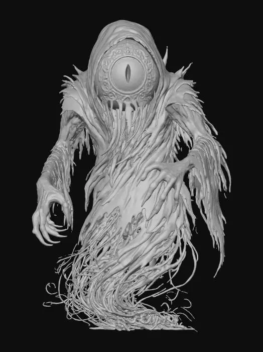 3D model for Eldritch Beholder-Wraith, #Halloween2025#