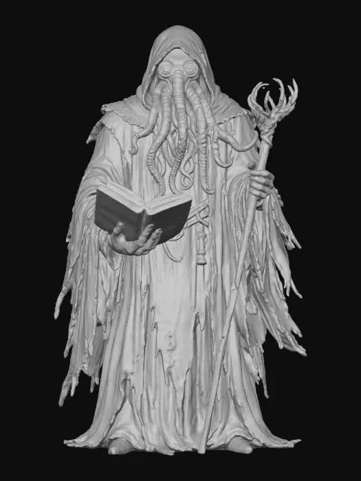 3D model for Cyber-Tentacle Plague Oracle