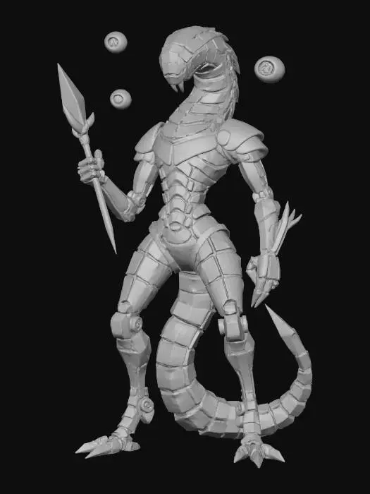 3D model for Unplanet Mech Spiralborn