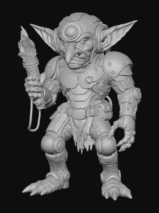 3D model for Cyber Goblin Technologist