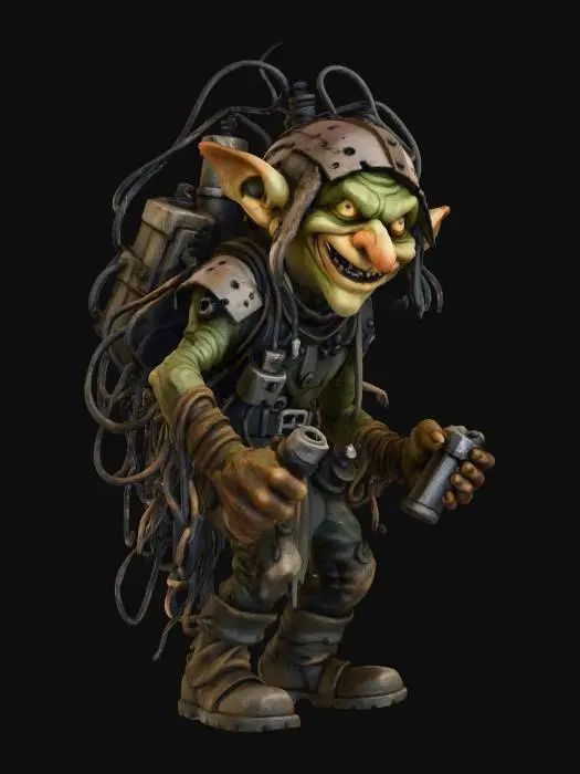 3D model for Goblin Battery-Thief