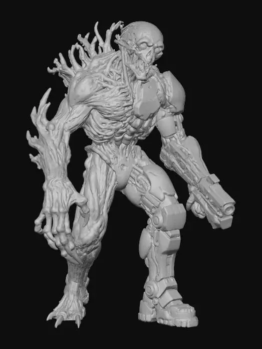 3D model for Cyborg Abomination Morfing