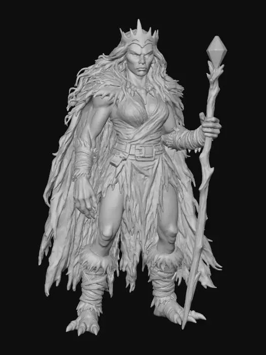 3D model for Sorceress of the Wilds