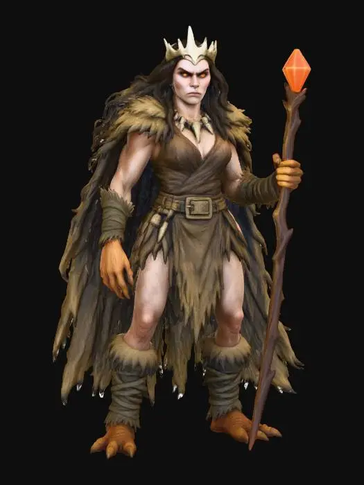 3D model for Sorceress of the Wilds