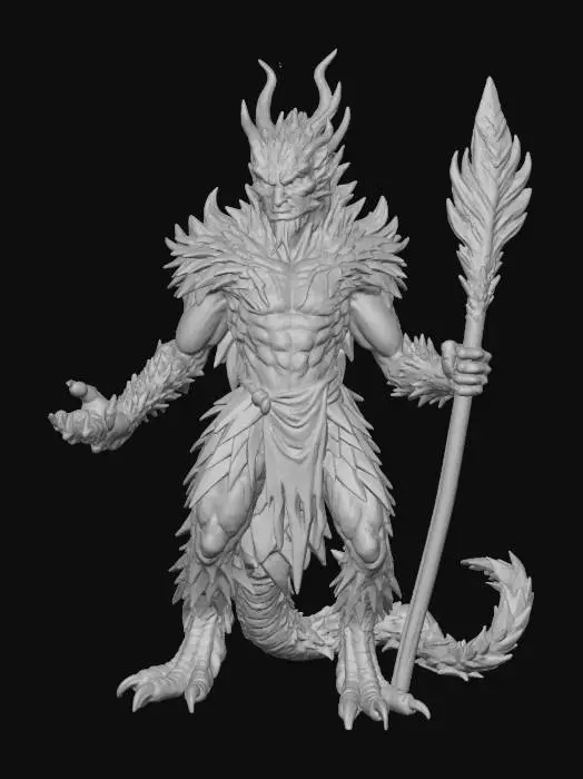 3D model for Draconis Demon Mage