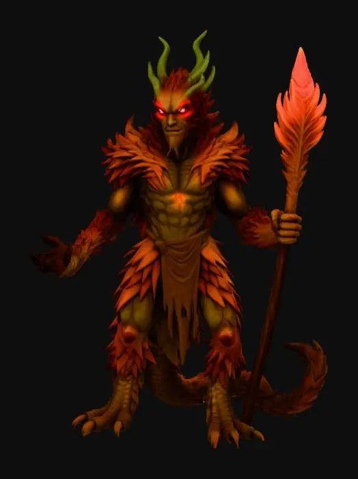 3D model for Draconis Demon Mage