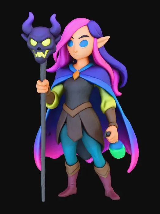 3D model for Female Demon Hunter