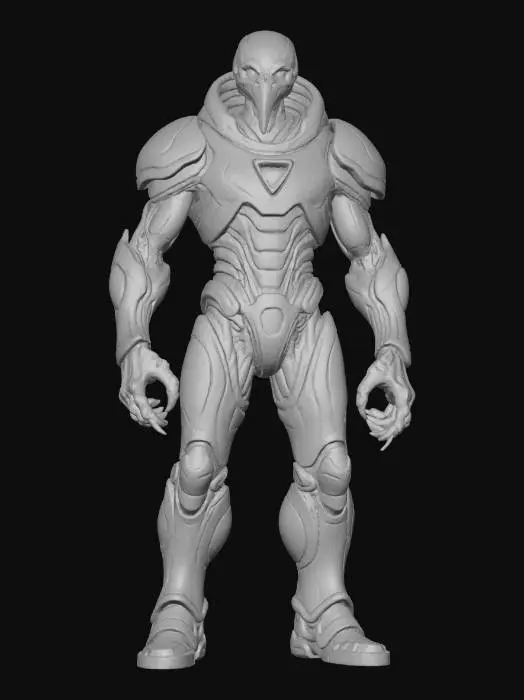 3D model for Entity Guardian of the Space