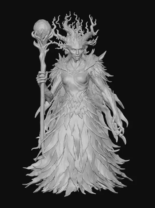3D model for Enchanted Forest Witch