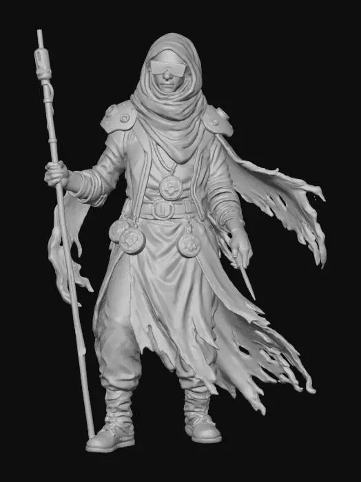 3D model for Female Desert Oracle Nomad