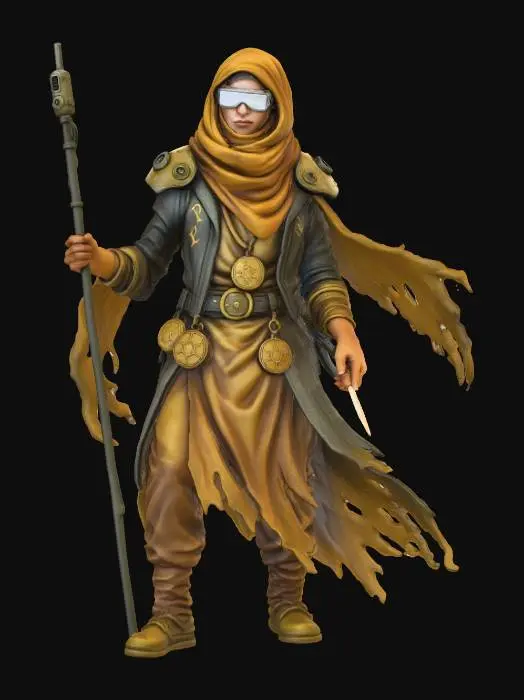 3D model for Female Desert Oracle Nomad