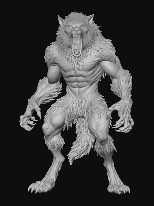 3D model for Night Werewolf