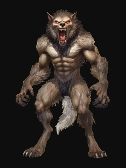 3D model for Night Werewolf