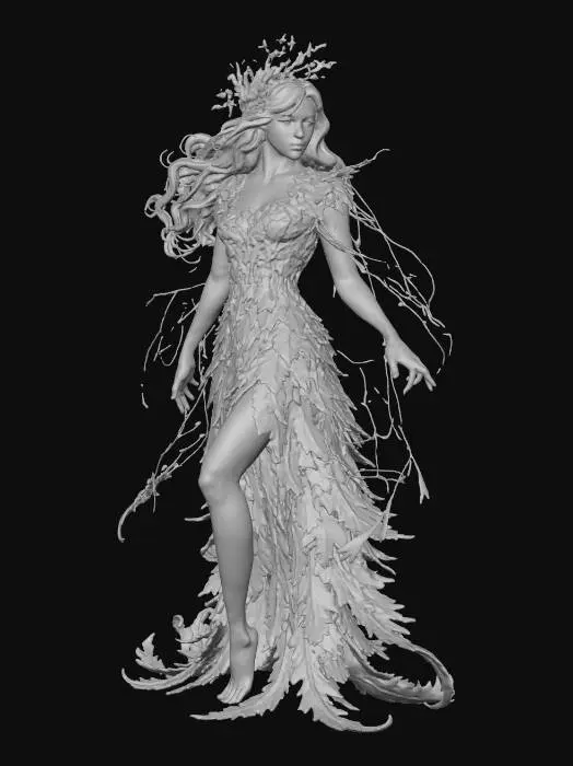 3D model for Female Sylvan Elegance, #Thanksgiving#