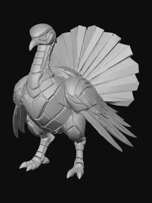 3D model for Cyber Turkey Digital, #Thanksgiving#