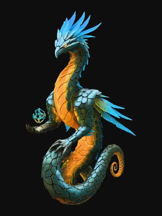 3D model for Quantum Feast Basilisk, #Thanksgiving#