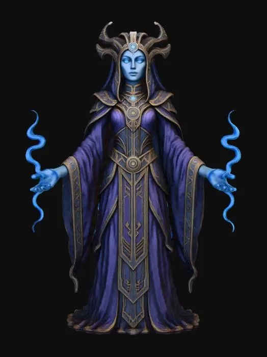 3D model for Priestess of Xelmora