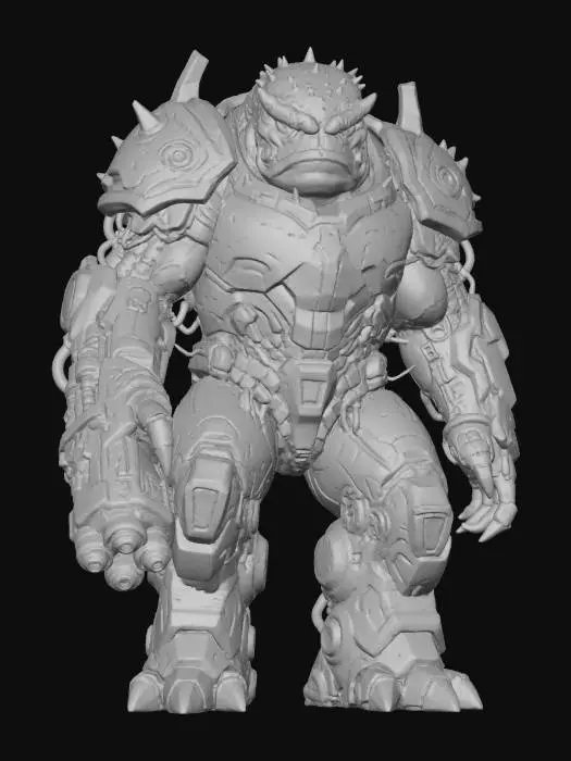 3D model for Enemy Cybernetic Goliath