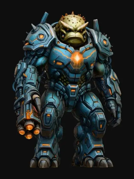 3D model for Enemy Cybernetic Goliath