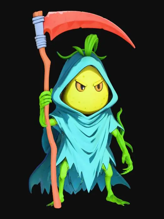 3D model for Anime Pear Reaper, #Thanksgiving#