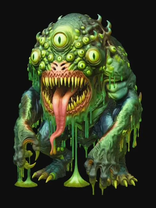 3D model for Cave Swamp Monster