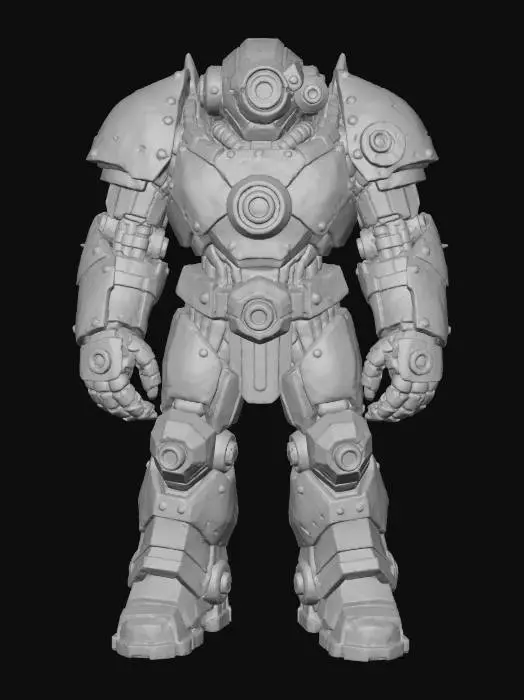 3D model for Old Rusty Robot