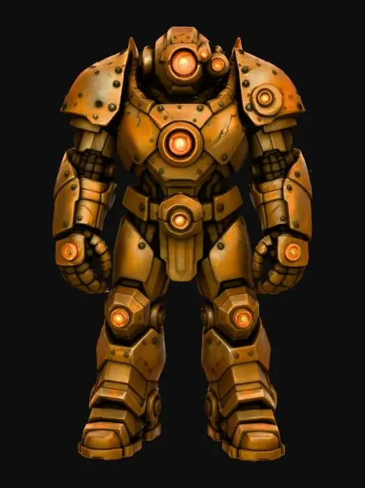 3D model for Old Rusty Robot
