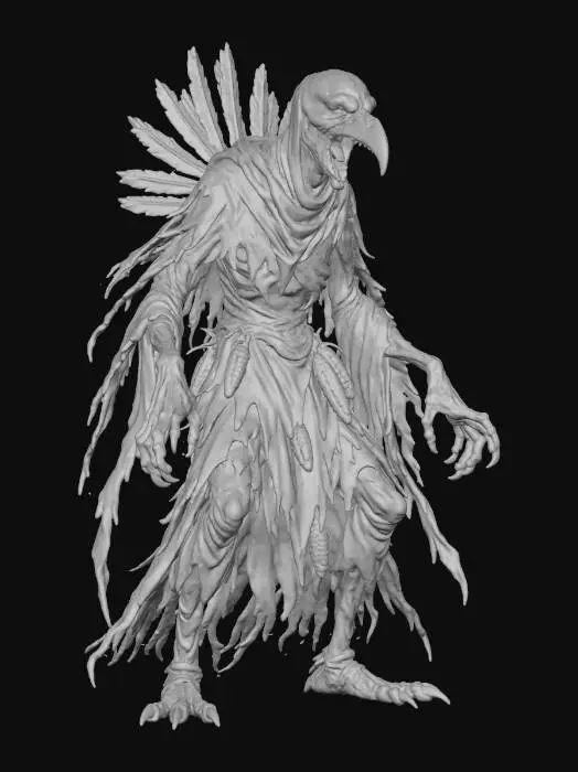 3D model for Harvester of Shadows Turkey, #Thanksgiving#