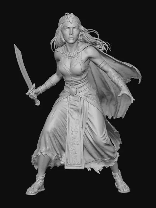 3D model for Warrior Queen of the Sands