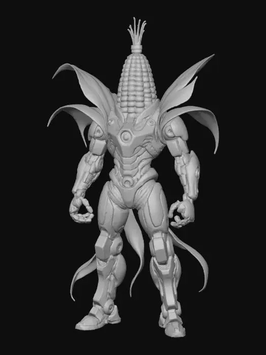 3D model for Cornbot, #Thanksgiving#