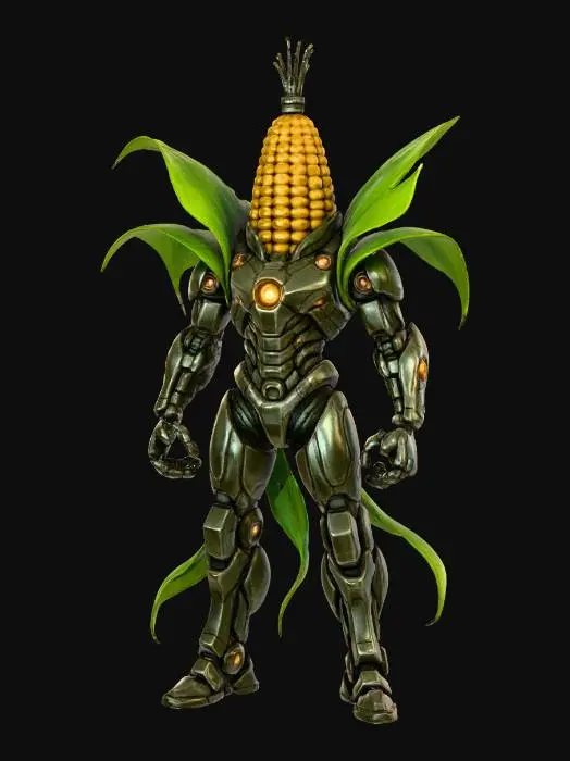 3D model for Cornbot, #Thanksgiving#