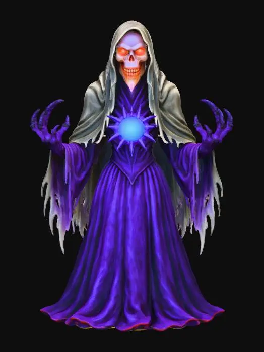 3D model for Maniac Dark Lich